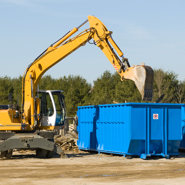 what happens if the residential dumpster is damaged or stolen during rental in Alford